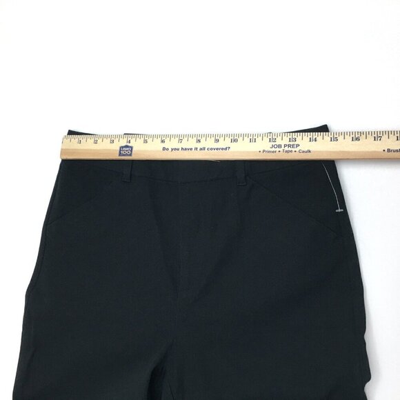 NEW Gap Women's Black Pants High Rise Flare Leg Stretch Cotton size 10 length 31 - Picture 5 of 9